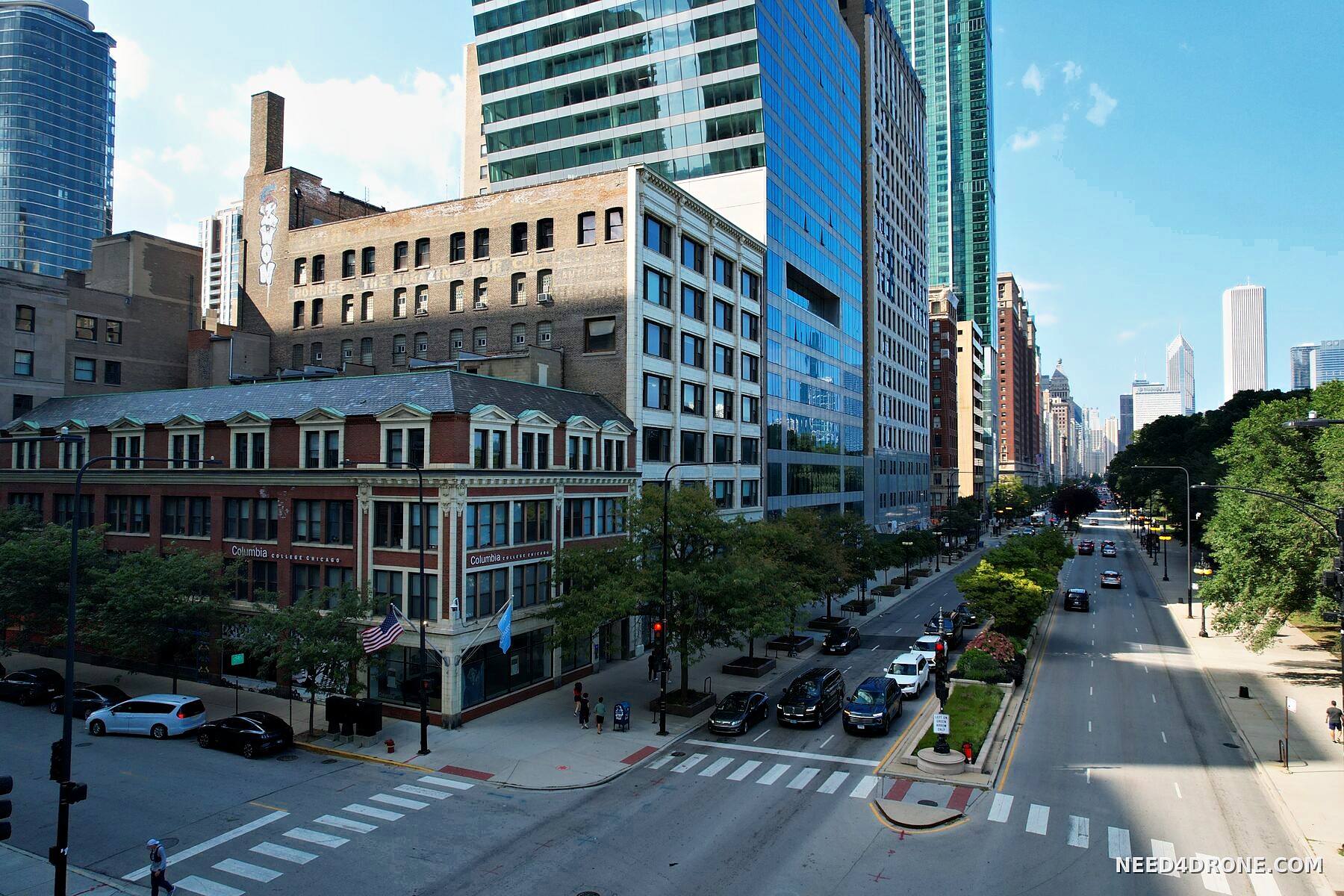 Michigan Avenue and Grant Park